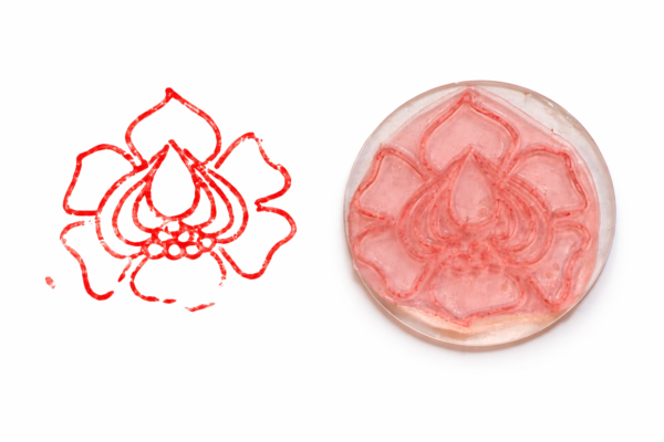 Muladhara Chakra  Flower Mehndi Design Stamp | Reusable HHBF-02