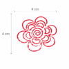 Beautiful Flower Mehndi Design Stamp | Reusable Henna Stencil Tool | Easy Mehndi Printing for Beginners & Professionals(HBF-03)