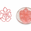 Beautiful Flower Mehndi Design Stamp | Reusable Henna Stencil Tool | Easy Mehndi Printing for Beginners & Professionals(HBF-04)