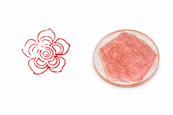 Rose Flower Mehndi Design Stamp | Reusable Henna Stencil Tool | Easy Mehndi Printing for Beginners & Professionals(HBF-05)