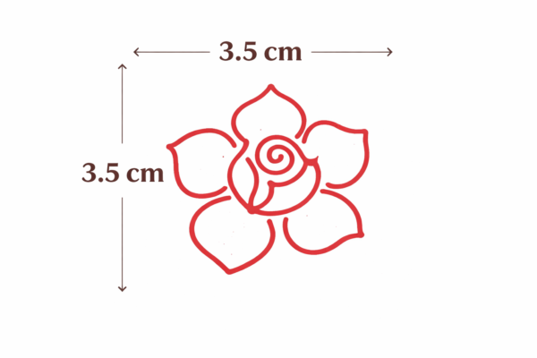 ChatGPT Image Apr 3, 2026, 12_42_52 PM Rose Flower Mehndi Design Stamp | Reusable Henna Stencil Tool | Easy Mehndi Printing for Beginners & Professionals(HSF-05)