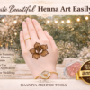 ChatGPT Image Apr 3, 2026, 12_43_51 PM Rose Flower Mehndi Design Stamp | Reusable Henna Stencil Tool | Easy Mehndi Printing for Beginners & Professionals(HSF-05)