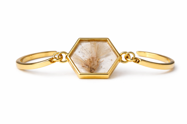 ChatGPT Image Mar 31, 2026, 01_40_18 PM Natural dried Grass Hexagon Boho Aesthetic Bracelet for Women (ARB-06)