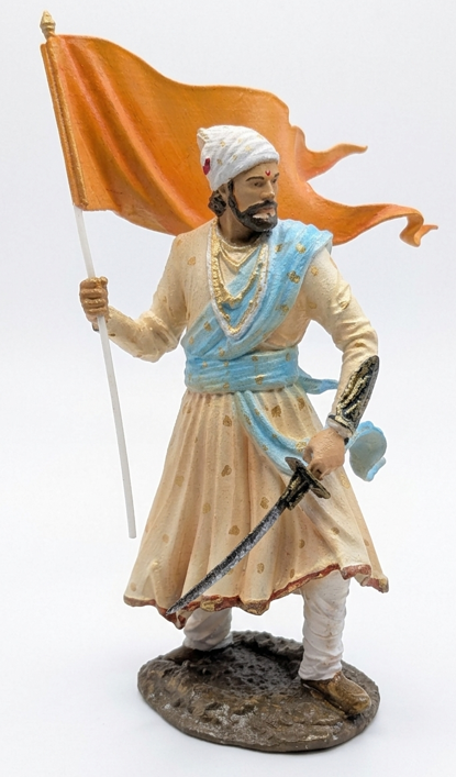 Shivaji Maharaj Warrior Sculpture Shivaji Maharaj Warrior Sculpture – Dashboard Idol (Asm-02)